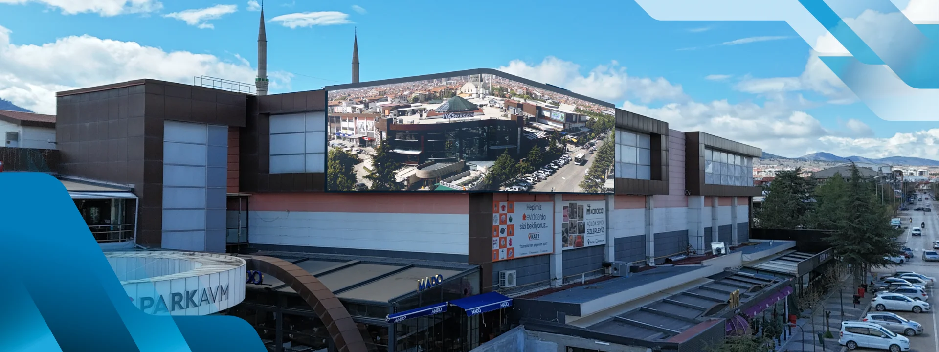 İyaşPark AVM — 3D Curve AVM Cephesi